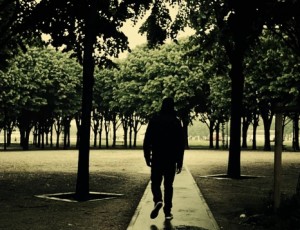 Walking under the Rain